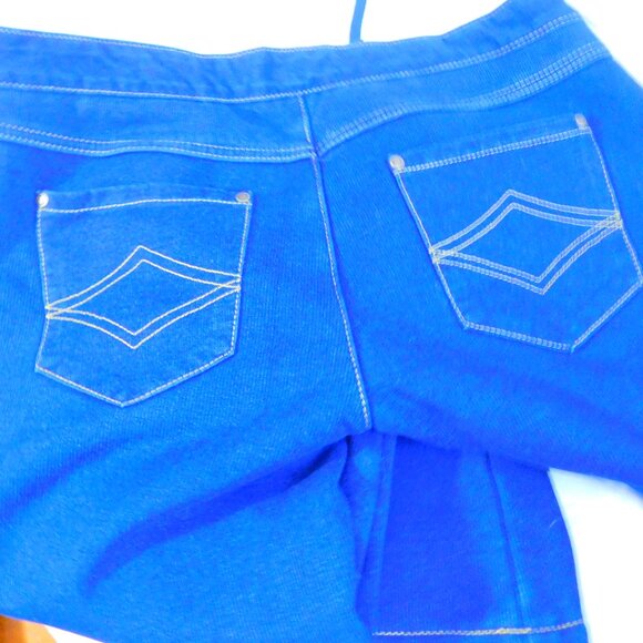 BLUE PAJAMA JEANS WITH SOFT FABRIC LINING - Picture 6 of 9